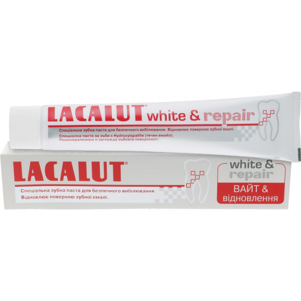 Фото - Зубная паста Lacalut white and repair 75 мл (4016369546154)