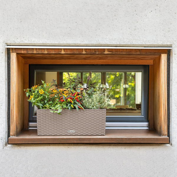 Фото - Вазон Lechuza BALCONERA Cottage 50 світло-сірий 15447