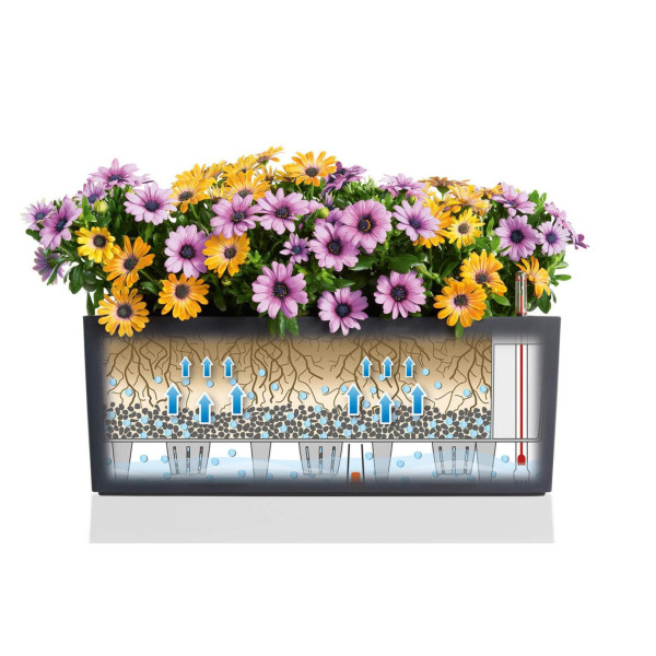 Фото - Вазон Lechuza BALCONERA Cottage 50 світло-сірий 15447