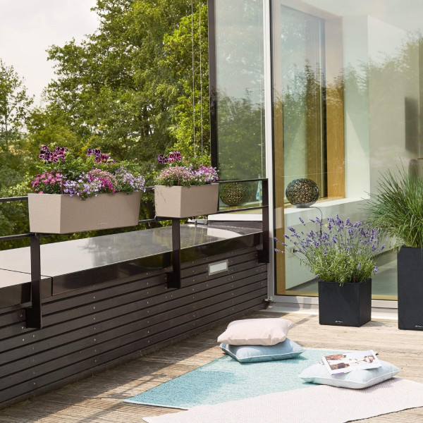 Фото - Вазон Lechuza BALCONERA Stone 50 графітово-чорний 15652