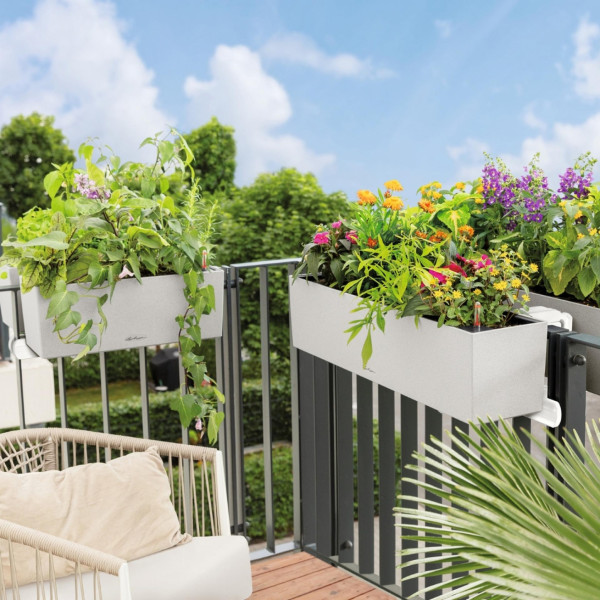 Фото - Вазон Lechuza BALCONERA Stone 50 графітово-чорний 15652