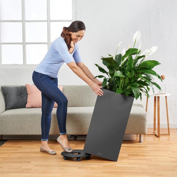 Фото - Вазон Lechuza Canto Stone High 40 Антрацит 13653