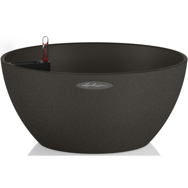 Фото - Вазон Lechuza Cubeto Stone 40 Графітово-чорний 13842 Фото - Вазон Lechuza Cubeto Stone 40 Графітово-чорний 13842