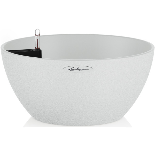 Фото - Вазон Lechuza Cubeto Stone 30 сірий камінь 13830