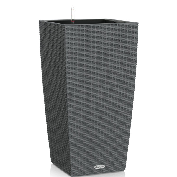 Фото - Вазон Lechuza Cubico Cottage 40 граніт 15242 Фото - Вазон Lechuza Cubico Cottage 40 граніт 15242