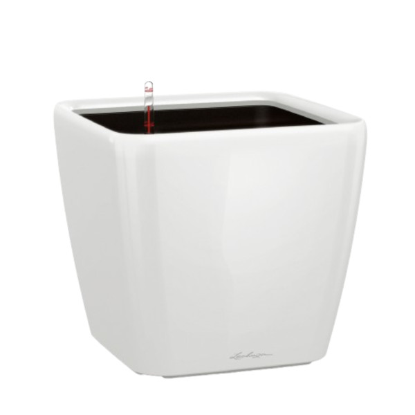 Фото - Вазон Lechuza Quadro Premium LS 50 Білий 16280 Фото - Вазон Lechuza Quadro Premium LS 50 Білий 16280