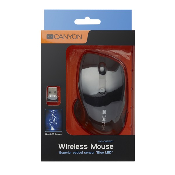 Фото - Мышь беспроводная игровая Canyon CNS-CMSW01BL