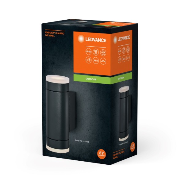 Фото - Світлодіодний світильник Ledvance ENDURA CLASSIC IVE WALL GU10 IP65 (4099854183065)