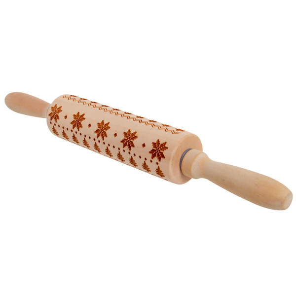 Фото - Скалка Lefard Новий Рік 35 см (815-053)