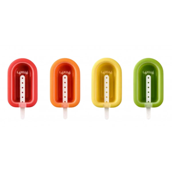 Фото - Набір форм для морозива Lekue Ice Lollies 4 шт. 2.6х10.5х6.5 см (882227)
