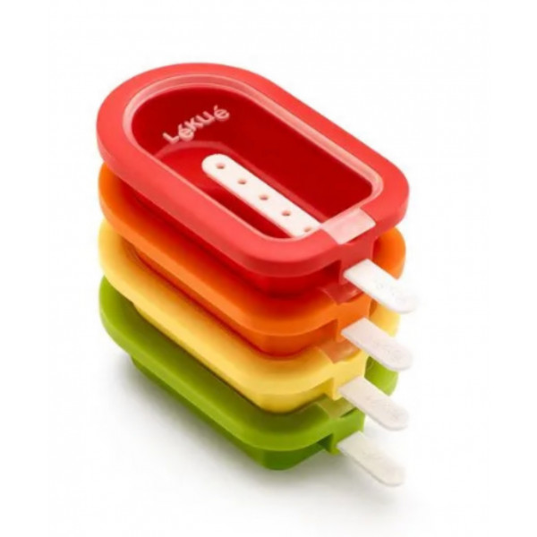 Фото - Набір форм для морозива Lekue Ice Lollies 4 шт. 2.6х10.5х6.5 см (882227)