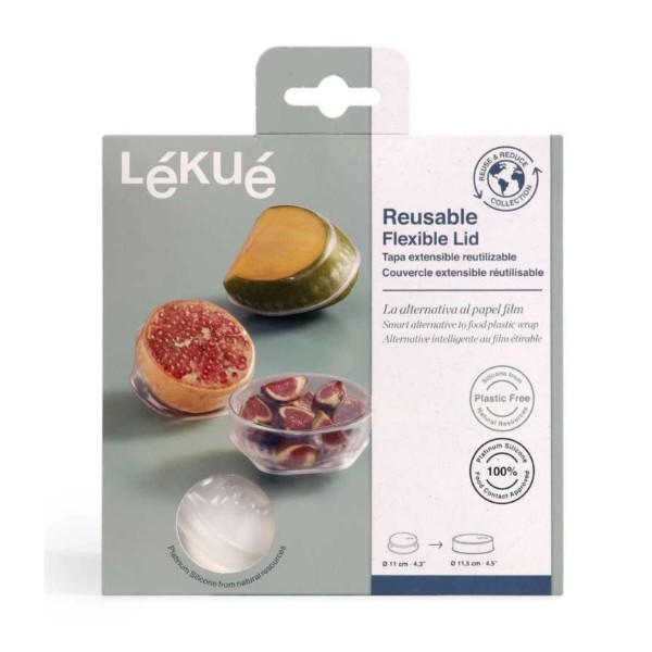 Фото - Крышка для посуды Lekue Reusable Flexible Lids 20 см (882128)