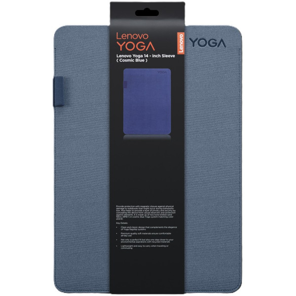 Фото - Чохол для ноутбука Lenovo Yoga 14 Sleeve Cosmic Blue (GX41N42944)