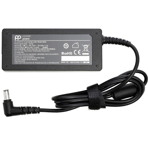 Фото - Зарядний пристрій для ноутбука PowerPlant LG 220V 19V 65W 3.42A (LG65F6544)