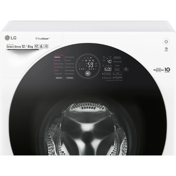 Фото - Стирально-сушильная машина LG FH6G1BCH2N/FH8G1MINI3