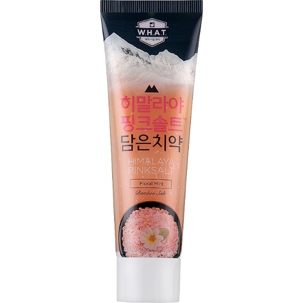 Фото - Зубна паста LG Bamboosalt Pinksalt м'ята квіткова 100 г (8801051018080)