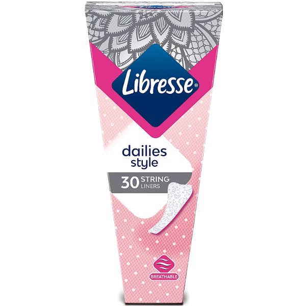 Фото - Прокладки щоденні Libresse Daily Fresh String 30 шт. (7310791193892)