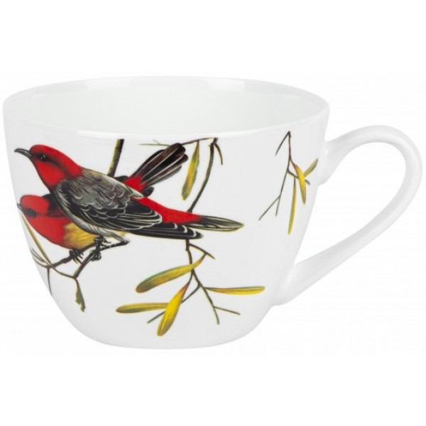 Фото - Чашка Limited Edition Bird 550 мл с блюдцем 17.8 см (YF6009)