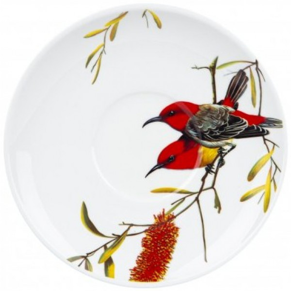 Фото - Чашка Limited Edition Bird 550 мл с блюдцем 17.8 см (YF6009)