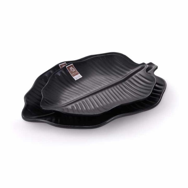 Фото - Блюдо Limited Edition LEAF BLACK 30x16.8 см (B010751)