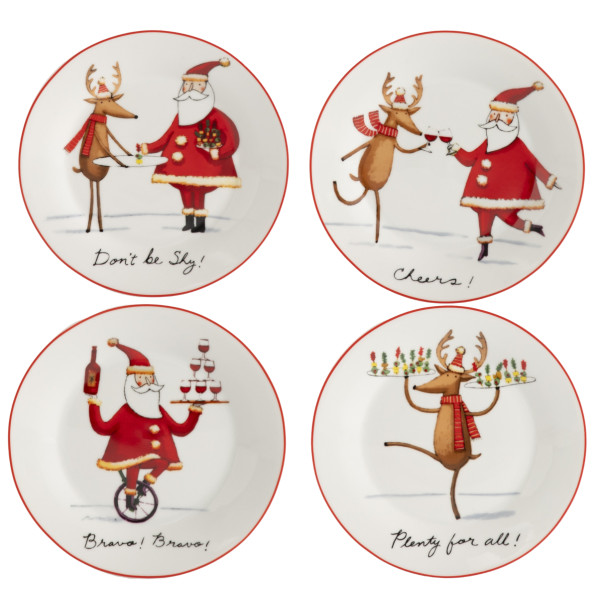 Фото - Набір тарілок Limited Edition NY PARTY 4х19 см в асортименті (TRSC-HD5025-4P06) Фото - Набір тарілок Limited Edition NY PARTY 4х19 см в асортименті (TRSC-HD5025-4P06)