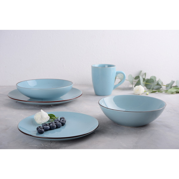 Фото - Тарілка десертна Limited Edition Terra 20 см Blue (YF6002-2)