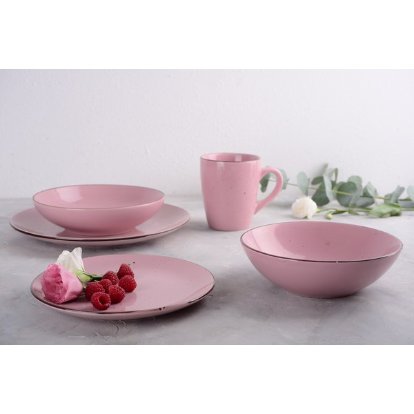 Фото - Тарілка десертна Limited Edition Terra 20 см Powdery Pink (YF6007-2)