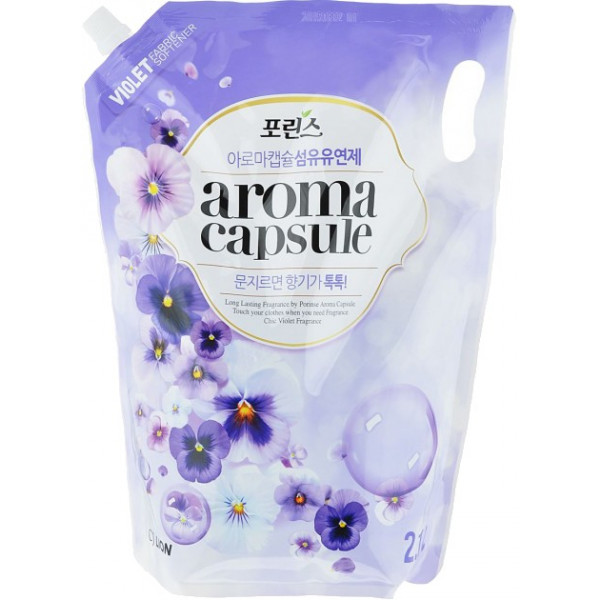 Фото - Ополіскувач для білизни Lion Porinse Аroma Сapsule Violet 2.1 кг (8806325615637)