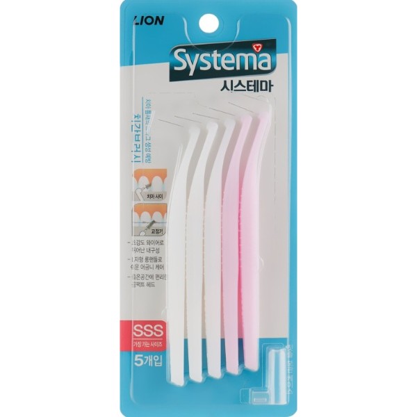 Фото - Зубная щетка Lion Systema SSS 5 шт. (8806325608752)