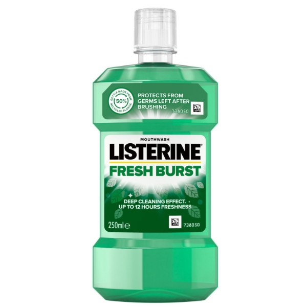 Фото - Ополаскиватель для полости рта Listerine Всплеск свежести 250 мл (5010123703431) Фото - Ополаскиватель для полости рта Listerine Всплеск свежести 250 мл (5010123703431)