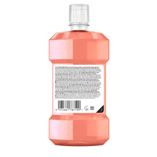 Фото - Ополіскувач для порожнини рота Listerine SMART RINSE 500 мл (3574661787190)