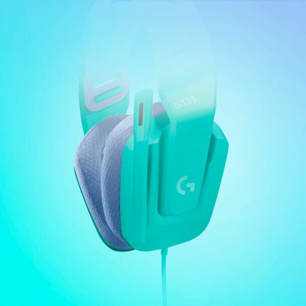 Фото - Гарнитура проводная игровая Logitech G335 Wired Gaming Headset Mint (981-001024)