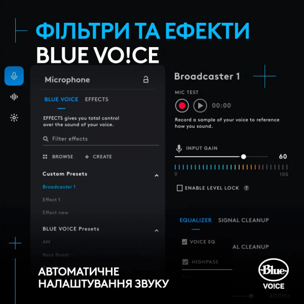Фото - Микрофон для компьютера проводной Logitech G Yeti GX Dynamic RGB Gaming Mic with Lightsync Black (988-000569)