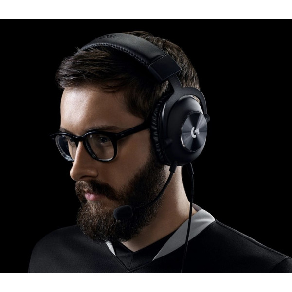 Фото - Уцінка - Гарнітура дротова ігрова Logitech Pro X Gaming Black (981-000818) #