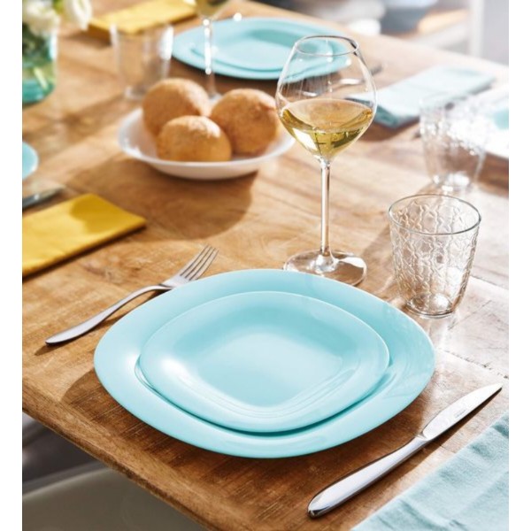 Фото - Столовий сервіз Luminarc CARINE PARADISE BLUE 18 пр. (V6222)