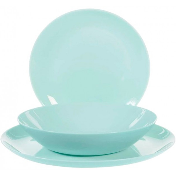 Фото - Столовий сервіз Luminarc Diwali Light Turquoise18 пр. (P2963)