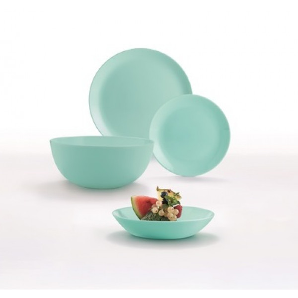 Фото - Тарілка десертна Luminarc Diwali Light Turquoise 19 см (P2613)