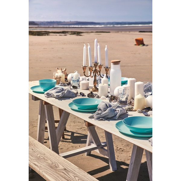 Фото - Тарілка десертна Luminarc Diwali Light Turquoise 19 см (P2613)