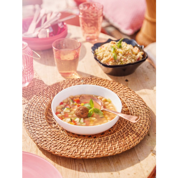 Фото - Тарілка обідня Luminarc Friends Time White 22 см (P6281)