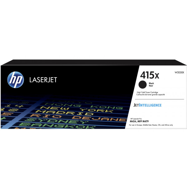 Фото - Картридж для лазерних принтерів/БФП HP 415X CLJ Pro M414/454/479, Enterprise M455/M480 Black