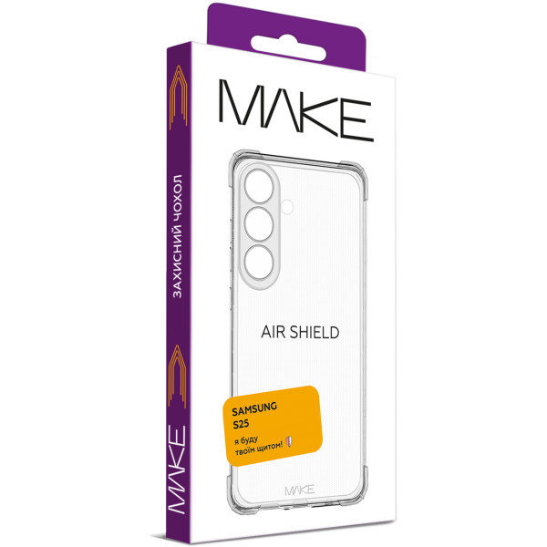 Фото - Чохол для смартфону MAKE AirShield Samsung S25 (MCAS-SS25)