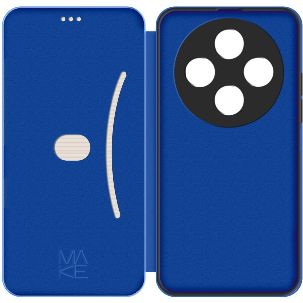 Фото - Чехол для смартфона MAKE Flip Xiaomi Redmi 14C/Poco C75 Blue (MCP-XR14C/PC75BL)
