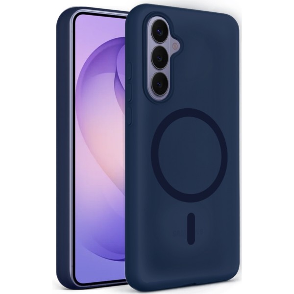Фото - Чохол для смартфону MAKE Silicone Aura Magnet for Samsung S26 Plus, Navy (MCLAM-SS26PNV)
