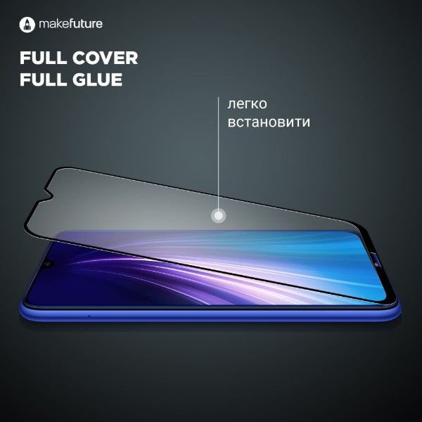 Фото - Защитное стекло для смартфона MakeFuture Full Cover Full Glue Xiaomi Redmi 9A (MGF-XR9A)
