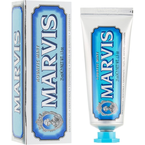 Фото - Зубна паста Marvis 7x25мл (Classic Strong, Whitening, Aquatic, Ginger, Licorice, Jasmin , Cinnamon) (8004395114665)