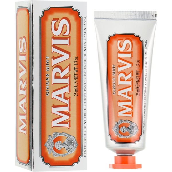 Фото - Зубна паста Marvis 7x25мл (Classic Strong, Whitening, Aquatic, Ginger, Licorice, Jasmin , Cinnamon) (8004395114665)