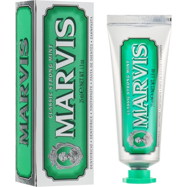 Фото - Зубна паста Marvis 7x25мл (Classic Strong, Whitening, Aquatic, Ginger, Licorice, Jasmin , Cinnamon) (8004395114665)