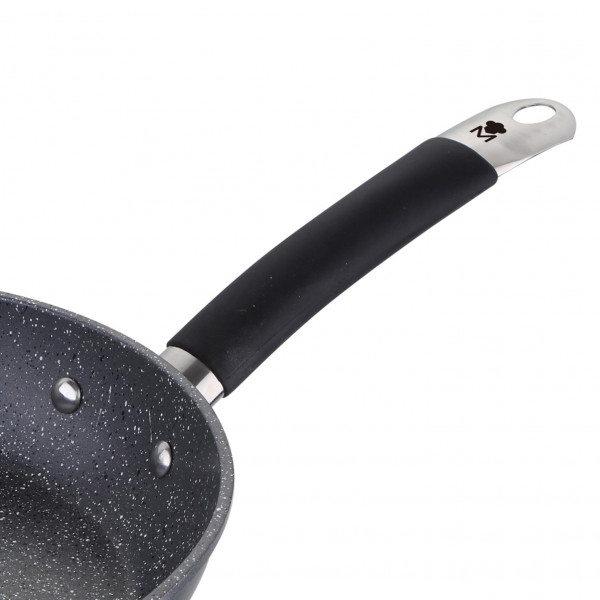 Фото - Сковорода універсальна Masterpro Home edition 24 см (BGMP-3281-BK)