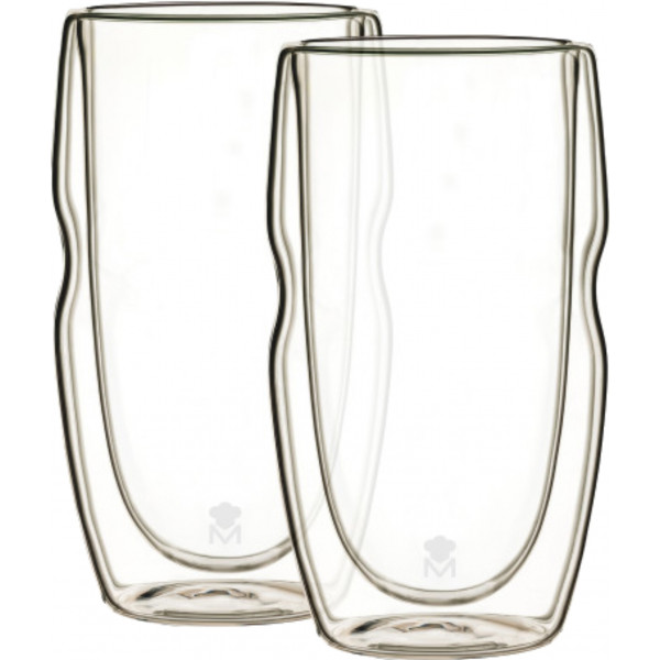 Фото - Набір склянок з подвійними стінками Masterpro Mixology 540 мл 2 шт. (BGMP-20204)