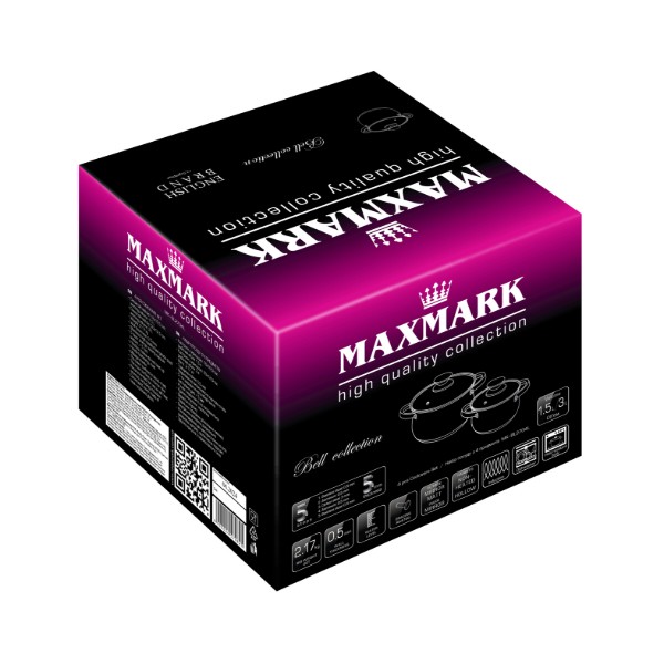 Фото - Набор посуды Maxmark MK-BL2704L 4 ед.